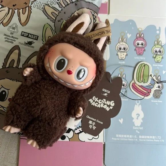 POP MART Labubu Exciting Macaron The Monsters Toffee - Preloved - Picture 7 of 10